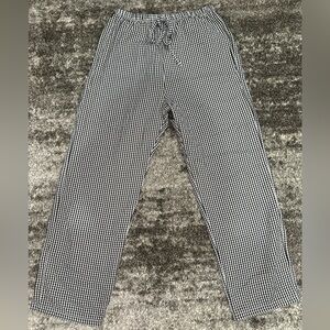 Black and White Checkered Pants